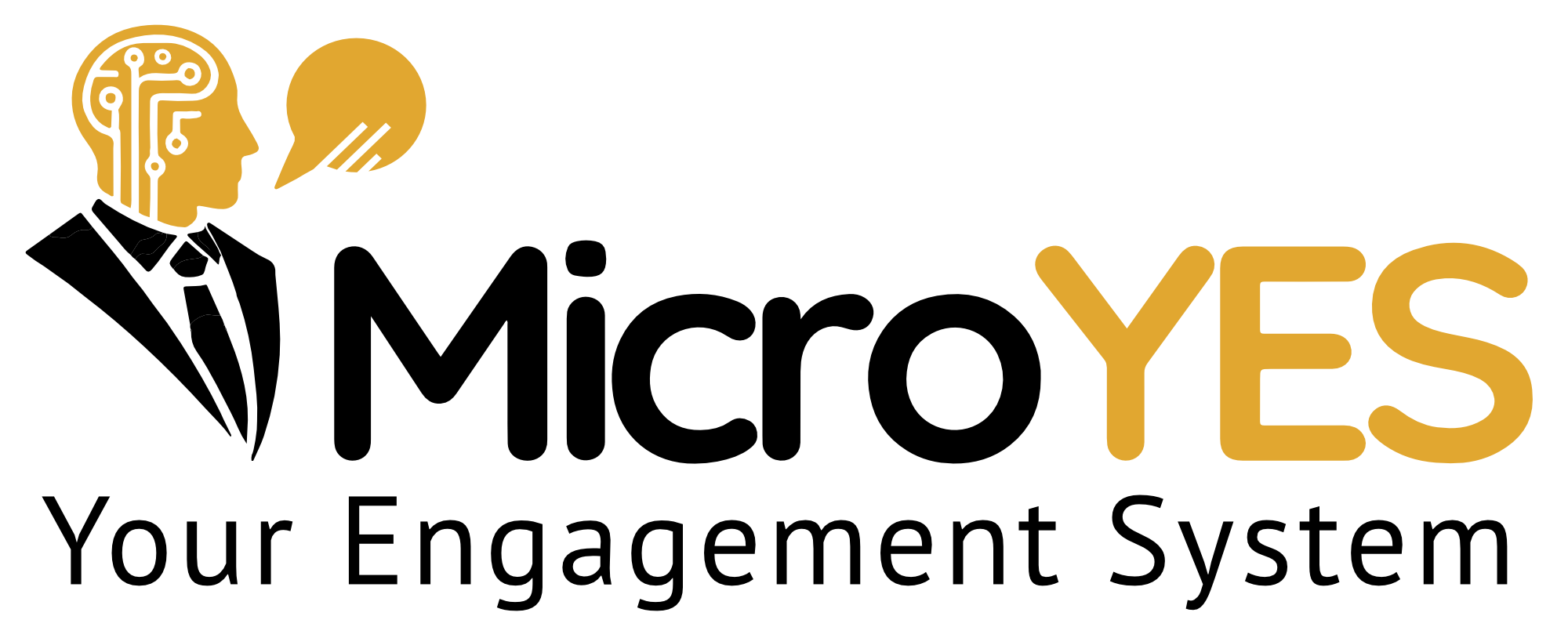 MicroYES New Landscape Logo 2000x800 - Oct 26 MicroYES Logo, AI Solutions, Agent Delivery System, AI Agents